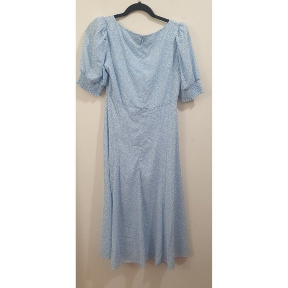 Likely Blue Floral Dress Size 6 - Picture 8 of 14